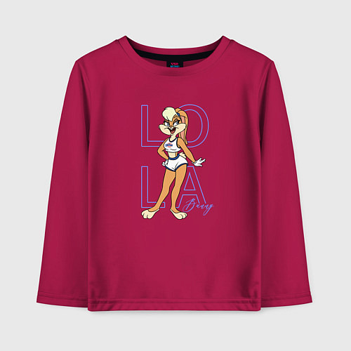 Детский лонгслив Лола Банни крольчиха Looney Tunes / Маджента – фото 1