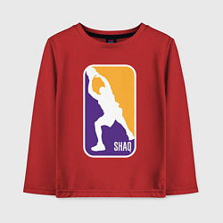 Лонгслив хлопковый детский Shaq attack, цвет: красный