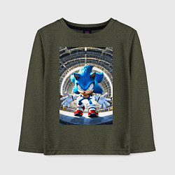 Детский лонгслив Соник на сексетной базе