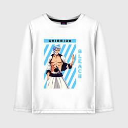 Лонгслив хлопковый детский Блич Гриммджоу Джагерджак, цвет: белый