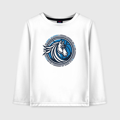 Детский лонгслив Mavericks NBA / Белый – фото 1