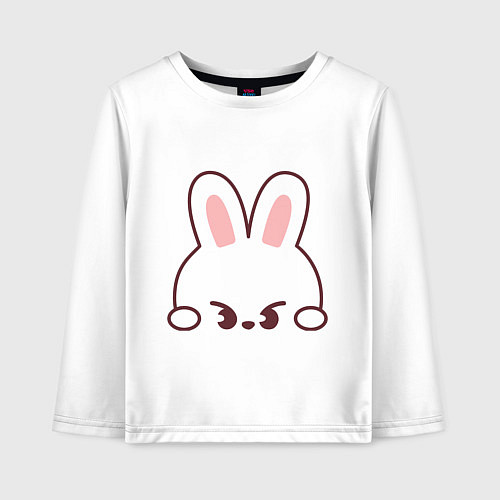 Детский лонгслив Mischievous Leebit / Белый – фото 1