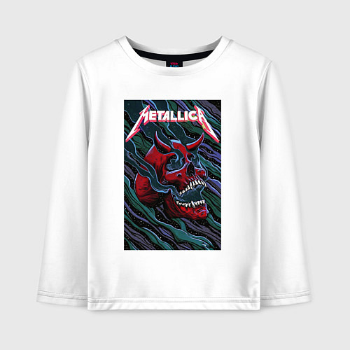Детский лонгслив Metallica The Unforgiven II / Белый – фото 1
