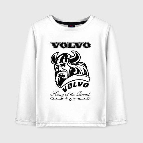 Детский лонгслив Volvo viking / Белый – фото 1