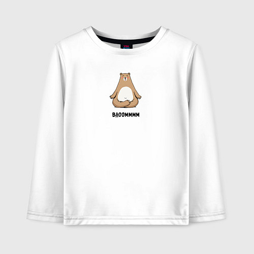 Детский лонгслив Влом / Белый – фото 1