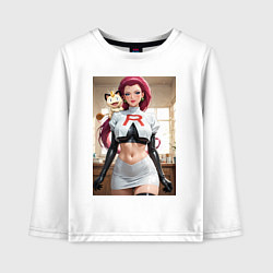 Детский лонгслив Джесси и Мяут