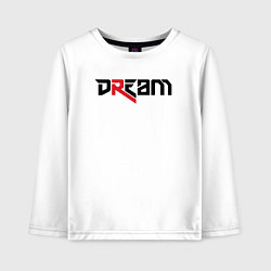 Лонгслив хлопковый детский Dream mood, цвет: белый