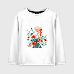 Детский лонгслив Маки и блондинка