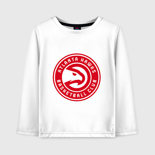 Детский лонгслив Атланта Хокс НБА / Белый – фото 1