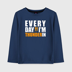 Детский лонгслив Thunder in
