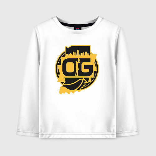 Детский лонгслив OG Pacers / Белый – фото 1