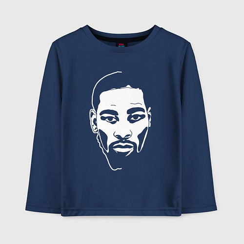 Детский лонгслив Kevin Durant / Тёмно-синий – фото 1