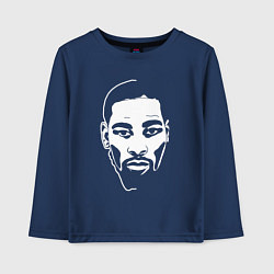 Лонгслив хлопковый детский Kevin Durant, цвет: тёмно-синий