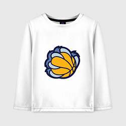 Лонгслив хлопковый детский Memphis Grizzlies, цвет: белый