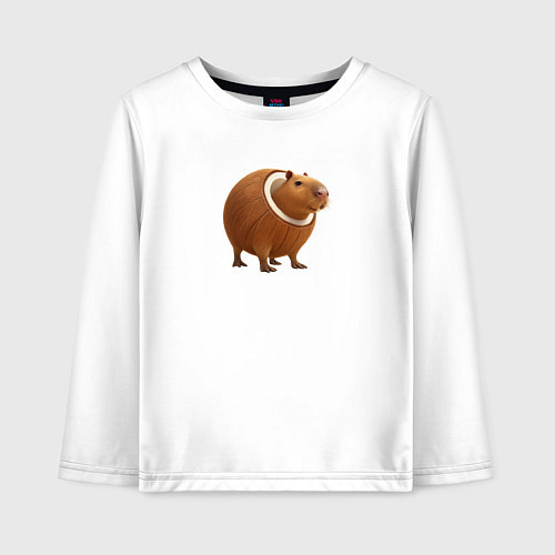 Детский лонгслив Бурбалони Лулиоли / Белый – фото 1