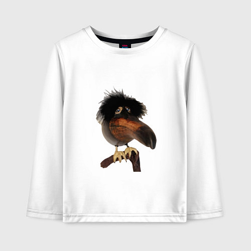 Детский лонгслив Скебоб / Белый – фото 1