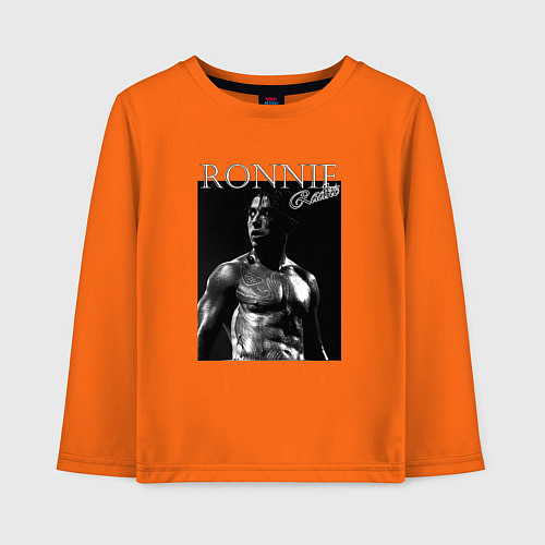 Детский лонгслив Ronnie Radke / Оранжевый – фото 1