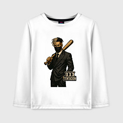 Детский лонгслив XXXTentacion с битой