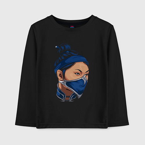 Детский лонгслив Kitana / Черный – фото 1