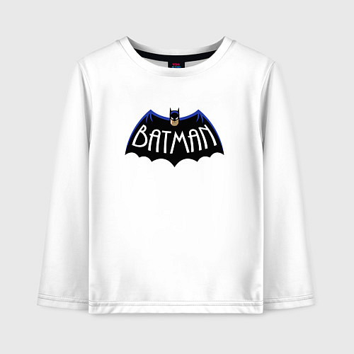 Детский лонгслив Мистер Бэтмен / Белый – фото 1