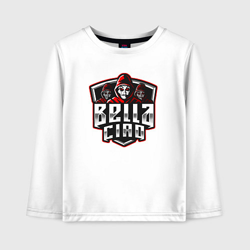 Детский лонгслив Bella ciao mans / Белый – фото 1
