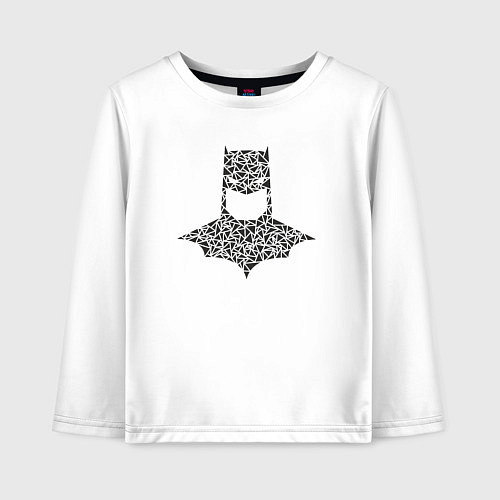 Детский лонгслив Batman hero / Белый – фото 1