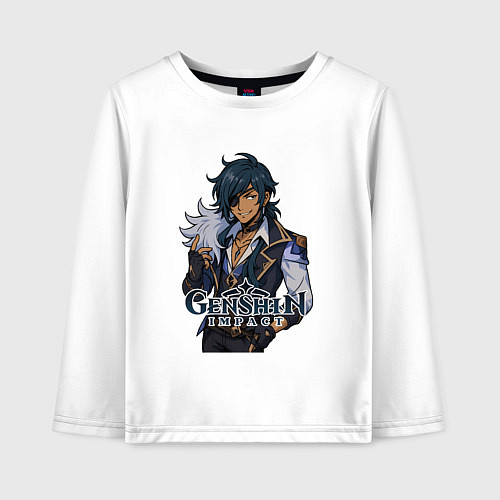 Детский лонгслив Кейа Genshin Impact / Белый – фото 1