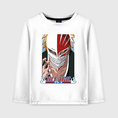 Детский лонгслив Блич Ичиго Куросаки в маске / Белый – фото 1