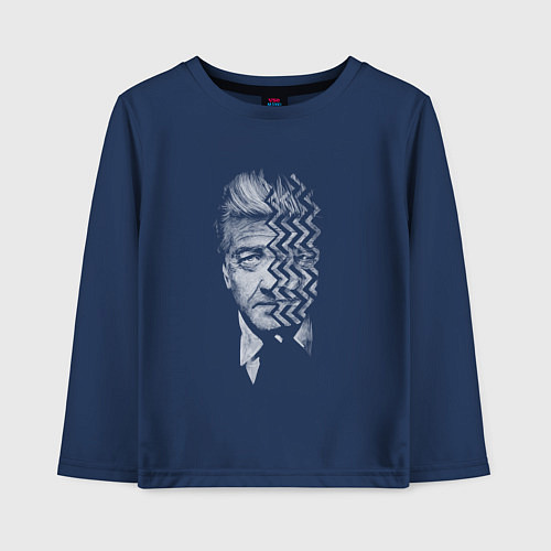 Детский лонгслив Линч / Тёмно-синий – фото 1