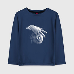 Лонгслив хлопковый детский Gordon Cole: fingers, цвет: тёмно-синий