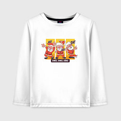 Детский лонгслив Танцующий Санта