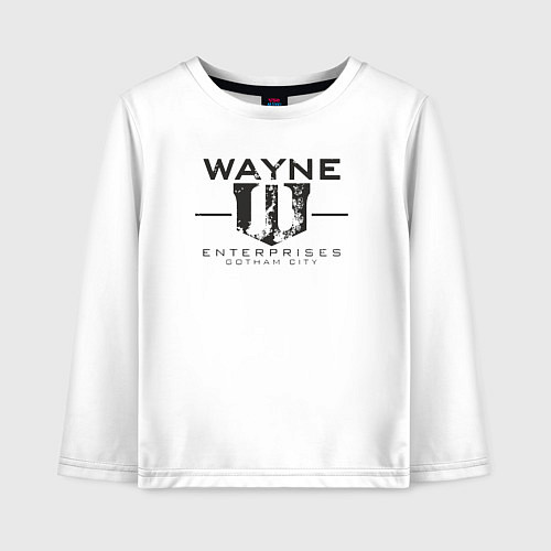 Детский лонгслив Wayne enterprices / Белый – фото 1