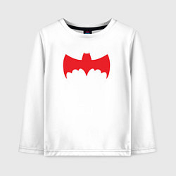 Детский лонгслив Red Batman style
