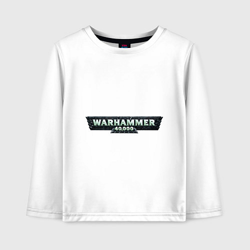 Детский лонгслив Warhammer 40 000 / Белый – фото 1
