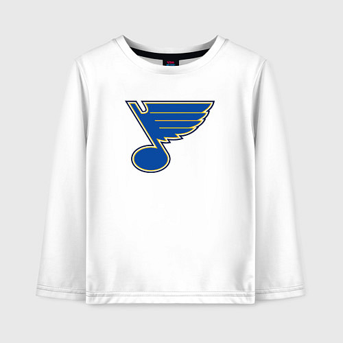 Детский лонгслив St Louis Blues / Белый – фото 1