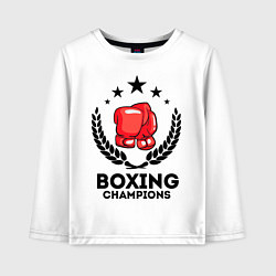 Детский лонгслив Boxing Champions