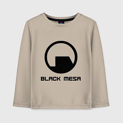 Лонгслив хлопковый детский Black Mesa: Logo, цвет: миндальный