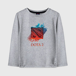 Лонгслив хлопковый детский Dota 2 Shadows, цвет: меланж