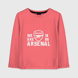 Детский лонгслив We are Arsenal 1886