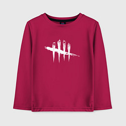 Лонгслив хлопковый детский Dead by Daylight White Logo, цвет: маджента