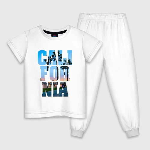 Детская пижама California Dreams / Белый – фото 1