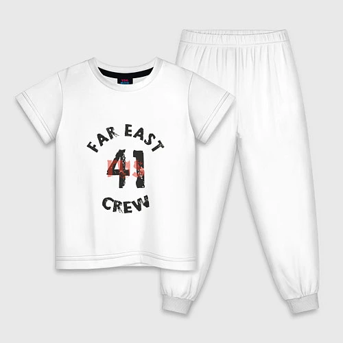 Детская пижама Far East 41 Crew / Белый – фото 1