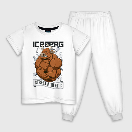 Детская пижама Iceberg: Street Athletic / Белый – фото 1