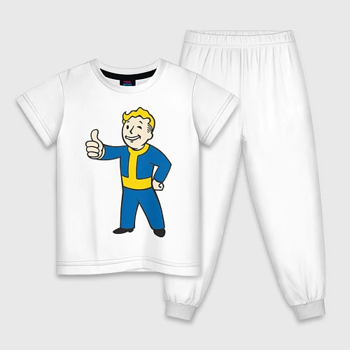 Детская пижама Fallout Boy / Белый – фото 1