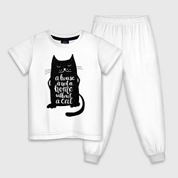 Детская пижама Черный кот