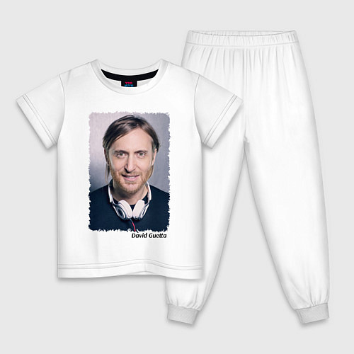 Детская пижама David Guetta / Белый – фото 1