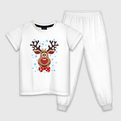 Детская пижама Рождественский олень