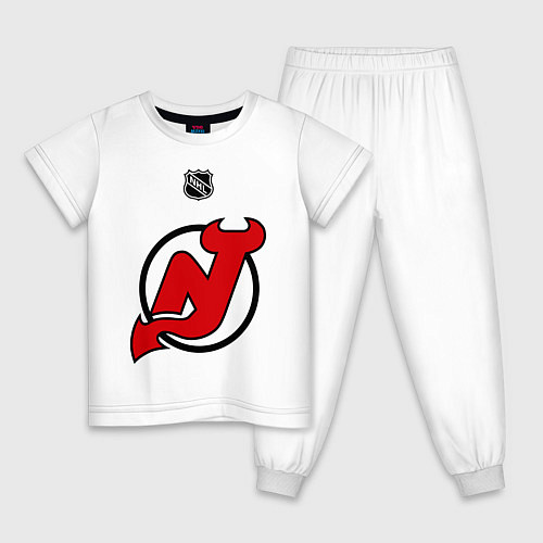 Детская пижама New Jersey Devils: Kovalchuk 17 / Белый – фото 1