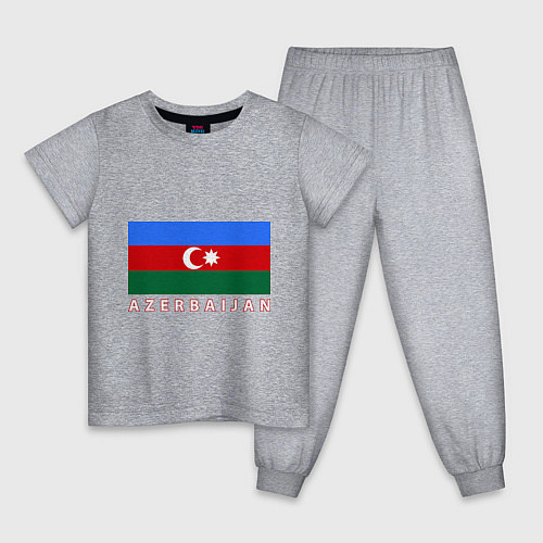 Детская пижама Азербайджан / Меланж – фото 1