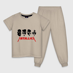 Детская пижама Metallica (Лица)